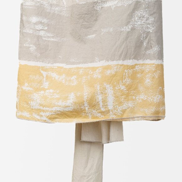 Marni Beige Ochre Yellow Print Tie-Back Blouse - Picture 6 of 11